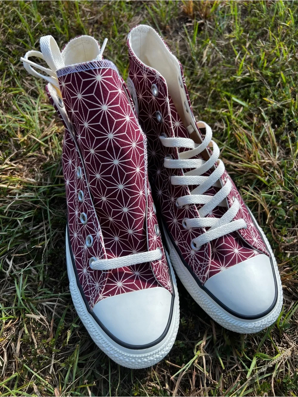 NEW RARE Converse size 7.5 Mens Japan JG All Star ABC Mart - Sashiko shoes